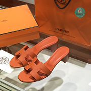 Hermes Sandals In Orange 005 - 1
