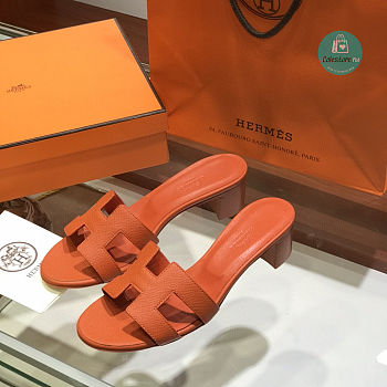 Hermes Sandals In Orange 005