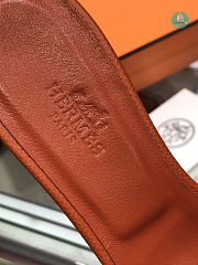 Hermes Sandals In Orange 005 - 5