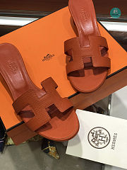 Hermes Sandals In Orange 005 - 4