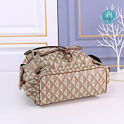 Dior Hit the Road Backpack Coffee CD Diamond Canvas 43 x 51 x 20 cm - 2