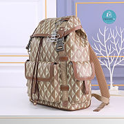 Dior Hit the Road Backpack Coffee CD Diamond Canvas 43 x 51 x 20 cm - 3