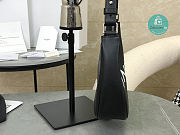 Celine Ava Bag In Smooth Calfskin With Celine Print Black 23x14x7cm  - 4