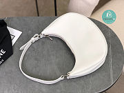 Celine Ava Bag In Smooth Calfskin With Celine Print White 23x14x7cm  - 3