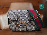Colestore Gucci x Balenciaga The Hacker Project Mini Horsebit 1955 In Beige Size 20.6x14.4x5.1cm - 2