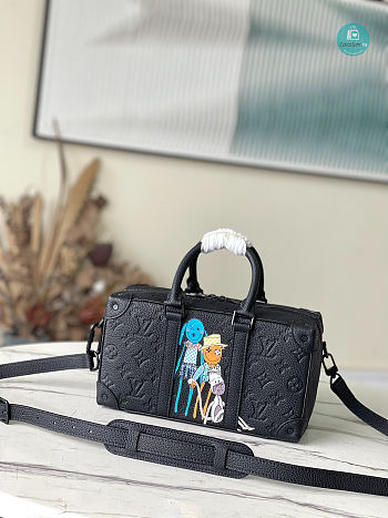 Louis Vuitton Speedy Soft Trunk In Black 27 x 11.5 x 15 cm