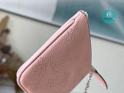 Louis Vuitton Key Pouch Mahina In Pink 13.8x9x1.5cm - 5