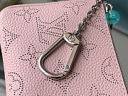 Louis Vuitton Key Pouch Mahina In Pink 13.8x9x1.5cm - 3