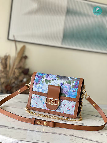 Louis Vuitton Dauphine MM Autres Toiles Monogram 25 × 17 × 10.5 cm