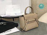 Celine Pico Belt Bag In Grained Calfskin Light Taupe 15x13x9 cm - 6