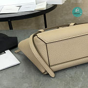 Celine Pico Belt Bag In Grained Calfskin Light Taupe 15x13x9 cm - 2