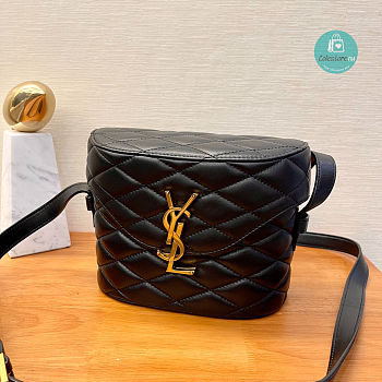YSL June Box Bag In Quilted Lambskin 19 X 15 X 8 cm