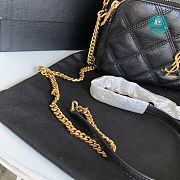 YSL Saint Laurent Becky Quilted Mini Bag In Black 19×11×5cm   - 2