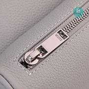 Dior Saddle Dior Gray Grained Calfskin With 'Christian Dior 1947' Signature 26 x 19 x 4.5 cm - 4