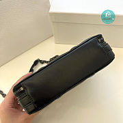 Dior Caro Box Bag With Chain Latte In Black 19x5x14cm - 3