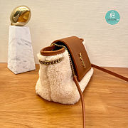 YSL Nolita Nano Shearling Mini Bag 18x13x6cm - 5