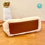 YSL Nolita Nano Shearling Mini Bag 18x13x6cm - 4