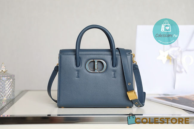 Dior 30 Montaigne St Honore Tote In Blue 25 x 19 x 12 cm - 1