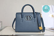 Dior 30 Montaigne St Honore Tote In Blue 25 x 19 x 12 cm - 2