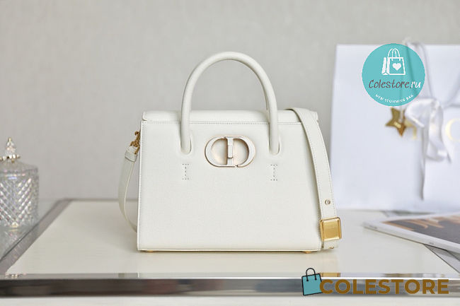 Dior 30 Montaigne St Honore Tote In White 25 x 19 x 12 cm - 1