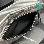 YSL Nylon Bum Bag In White 24 × 16 cm - 5