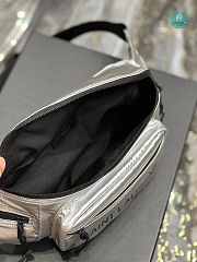 YSL Nylon Bum Bag In White 24 × 16 cm - 4