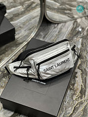 YSL Nylon Bum Bag In White 24 × 16 cm - 2
