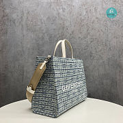 Givenchy Medium G Tote Shopping Bag In Denim In Blue 37x11x28 cm - 2