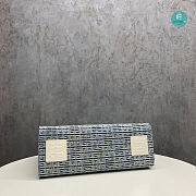 Givenchy Medium G Tote Shopping Bag In Denim In Blue 37x11x28 cm - 3
