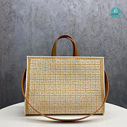 Givenchy Medium G Tote Shopping Bag Raffia In Blue 37x11x28 cm - 3