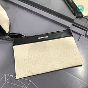 Colestore Balenciaga Navy Cabas Canvas Tote 25x18x9cm - 5