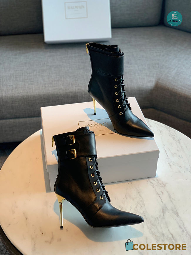 Balmain Ankle Boots Black Size 35-42 - 1