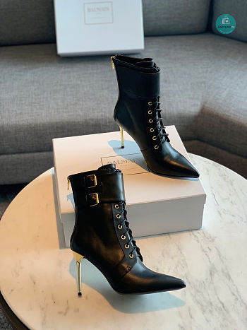 Balmain Ankle Boots Black Size 35-42