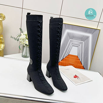 Hermes Fontaine 60 Boots In Black 34-42