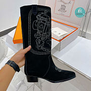Hermes Fontaine 60 Boots In Black 34-42 - 5