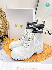 Dior D-Major Ankle Boots In White Size 35-41 - 4