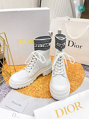 Dior D-Major Ankle Boots In White Size 35-41 - 3