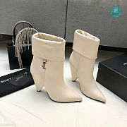 YSL Women's Beige Liz 85 Boots Size 35-41 - 1