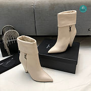YSL Women's Beige Liz 85 Boots Size 35-41 - 2
