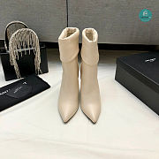 YSL Women's Beige Liz 85 Boots Size 35-41 - 4