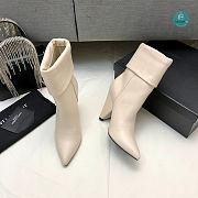 YSL Women's Beige Liz 85 Boots Size 35-41 - 5