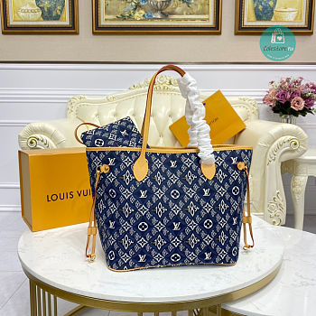 Louis Vuitton Since 1854 Neverfull MM Blue 31 x 28 x 14 cm