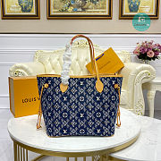 Louis Vuitton Since 1854 Neverfull MM Blue 31 x 28 x 14 cm - 3