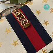 Gucci GG Sylvie Small Shoulder Bag White 25.5x17x8cm - 6