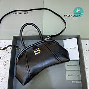 Colestore Balenciaga Editor Bag In Black Leather 27x15.5x11cm - 1