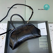 Colestore Balenciaga Editor Bag In Black Leather 27x15.5x11cm - 6