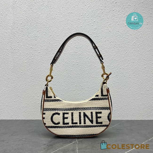 Celine Medium Ava Bag With Textile Strap 25×13×8cm - 1