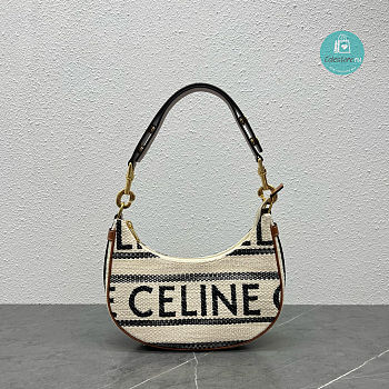Celine Medium Ava Bag With Textile Strap 25×13×8cm