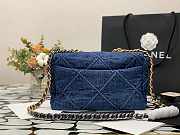 Chanel 19 flap Denim bag 26cm - 3