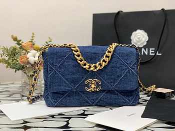 Chanel 19 flap Denim bag 26cm